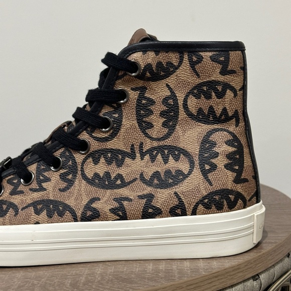Coach x Guang Yu High Top Leather Sneakers - Picture 10 of 14